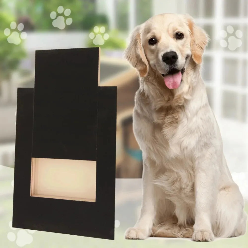 Dog using the PawKind Scratch and Treat Nail Board
